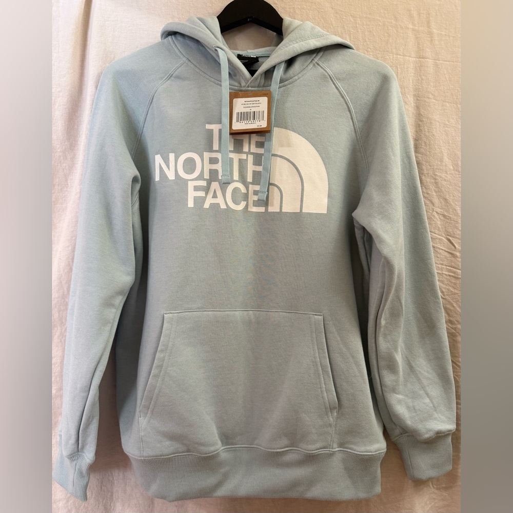 NWT The North Face Women’s Cloud Blue Heather 80/20 Hoodie Sz M